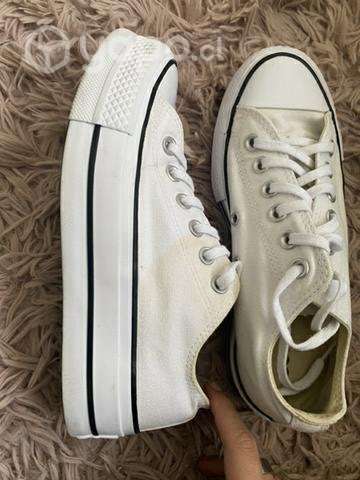 Converse chuck taylor blancas con plataforma - Imagen 5