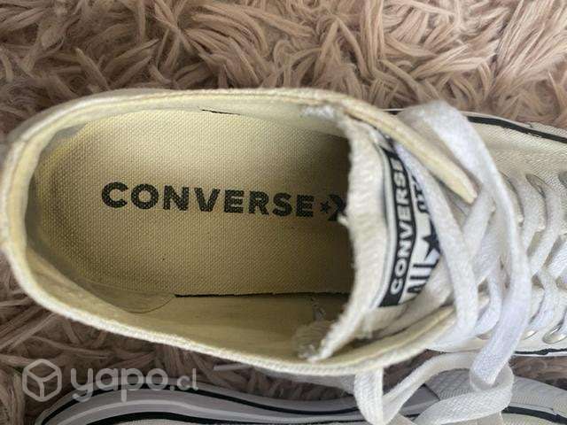 Converse chuck taylor blancas con plataforma - Imagen 3