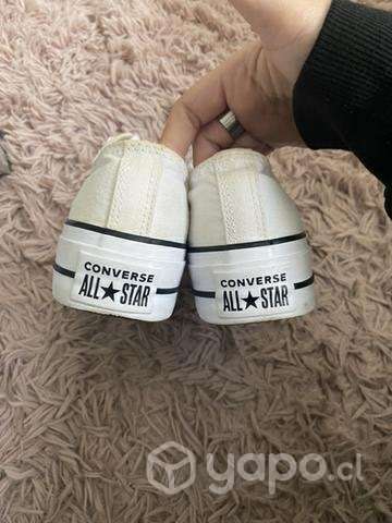 Converse chuck taylor blancas con plataforma - Imagen 6