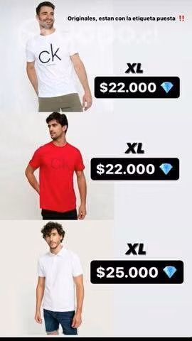 Poleras Calvin Klein