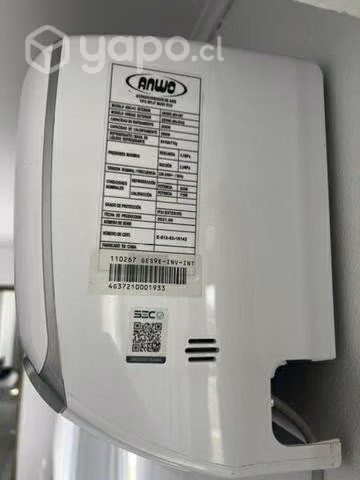 Aires acondicionados inverter anwo