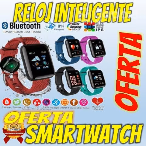 Potente Reloj Inteligente Smartwatch 116 Plus