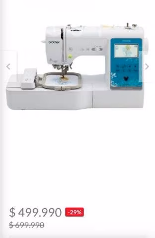 Maquina de cocer y bordadora.