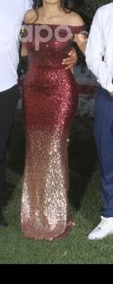 Vestido de gala talla s