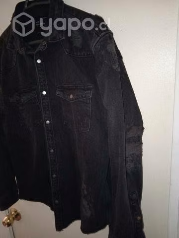 Camisaco Zara de jeans - Imagen 2