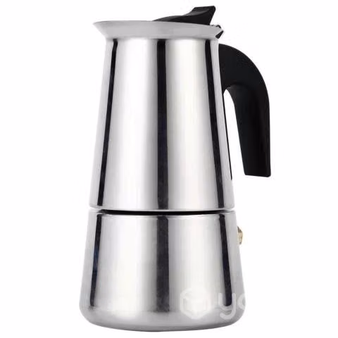 Cafetera Italiana De Acero Inoxidable 2 Tazas