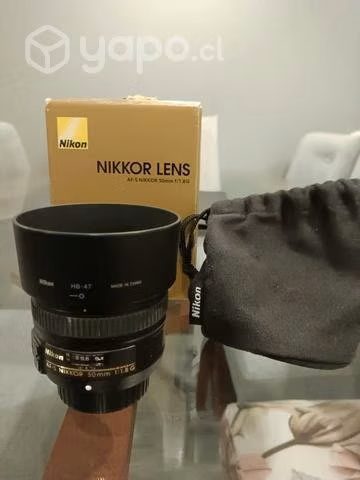 Lente Nikkor 50mm 1: 1.8G
