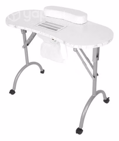 Mesa manicura plegable con Extractor de polvo