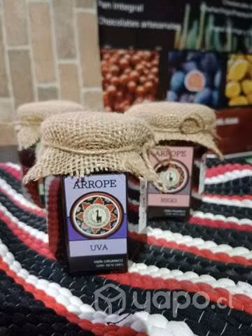 Arropes, chañar, algarroba, higo y uva