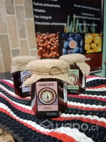 Arropes, chañar, algarroba, higo y uva