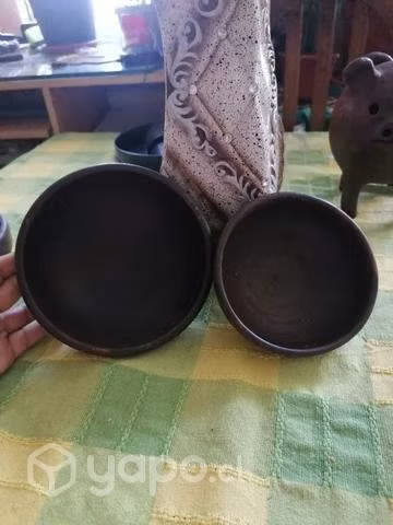 Pailas de greda, pasteleras, caldilleras