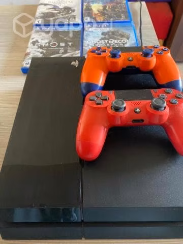 PlayStation Fat, 2TB, 2 Controles, 4 juegos