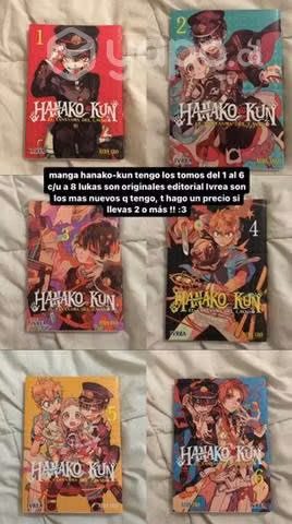 Manga Hanako Kun Tomos del 1 a 6