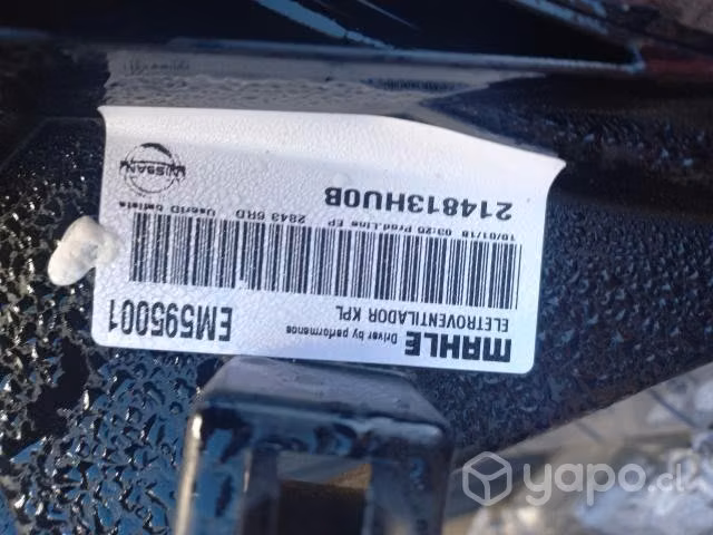 Electroventilador NUEVO ORIGINAL Nissan Versa 2018