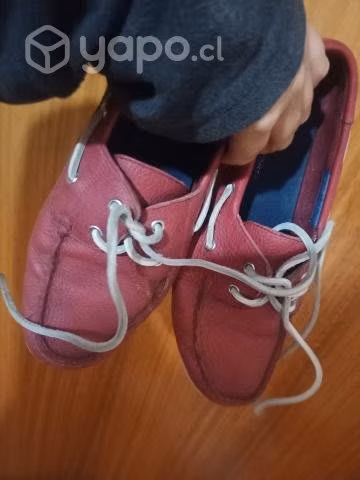 Mocasines rojos mujer num 36-37 - Imagen 2