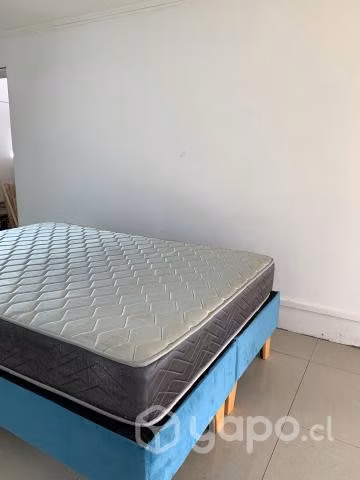 Cama 2 plaza + colchón Celta "Apolo Black"
