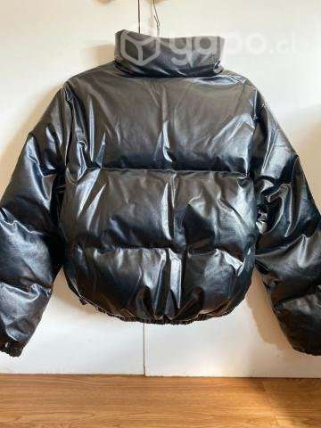 Puffa mujer efecto piel negra - Imagen 2