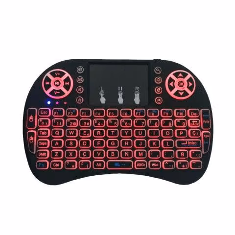 Mini Teclado Inalámbrico Touchpad Smart TV Retroil