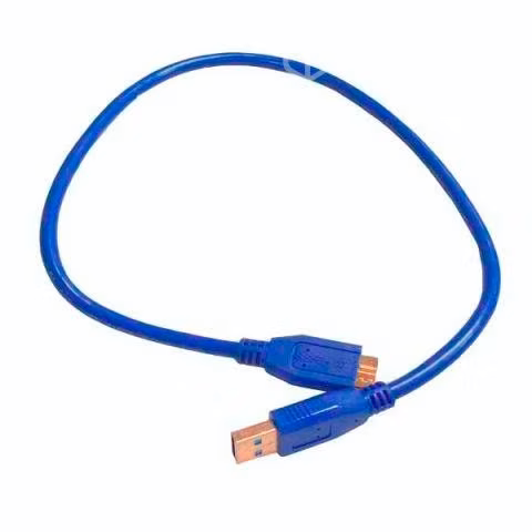 Cable USB 3.0 macho a micro USB 3.0 color azul