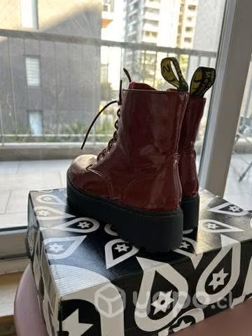 Botines charol rojo - Imagen 2
