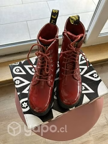 Botines charol rojo - Imagen 4