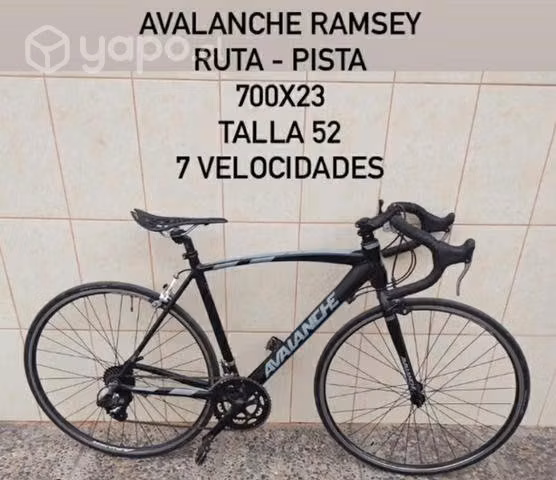 Bicicleta avalanche ramsey ruta-pisya
