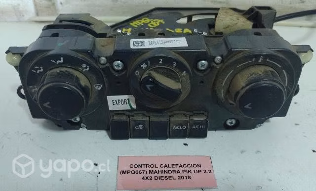 Control Calefacción (MPQ067) Mahindra Pik Up 2.2