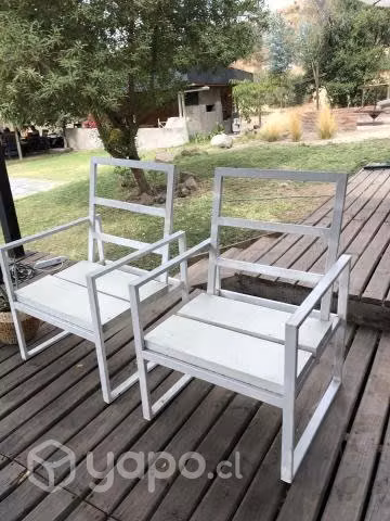 Juego de terraza fierro
