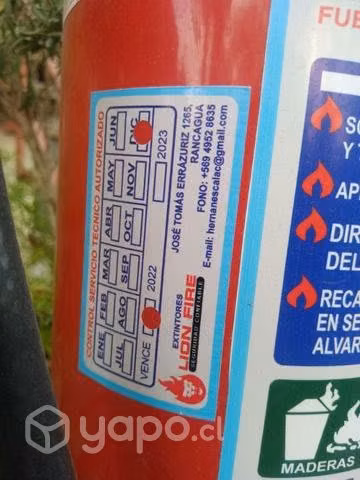 Extintor Nuevo con Carga