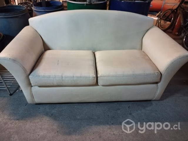 Sillón 2 cuerpos ecocuero