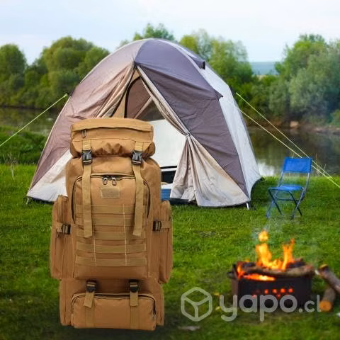 Mochila Táctica Camping Trekking Senderismo 80 L C - Imagen 4