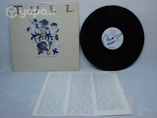 Vinilo Jethro Tull Crest Of A Knave 1987 Usa Ed. +
