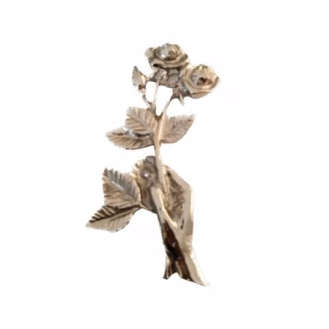 Mano rosa cromado 18 cm