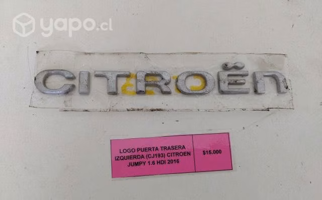 Logo Puerta Trasera Izquierda (CJ193) Citroen Jump