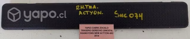 Tapiz Cubre Zócalo Trasero Derecho (SNC074) SSangy