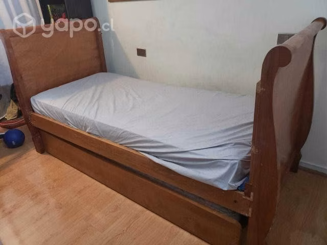 Cama Cuja Nido de 1 Plaza con Colchones