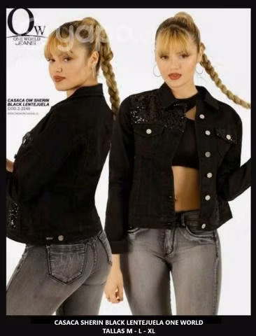 Chaqueta modelo Sherin Lentejuela marca One World