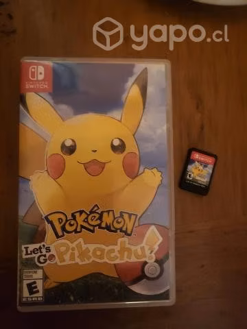 Juego Pokemon lets go Pikachu