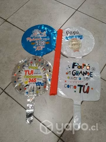 Globos día papá ,x mayor 17 x 17 cm