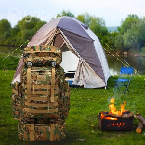 Mochila Táctica Camping Trekking Senderismo 80 L J