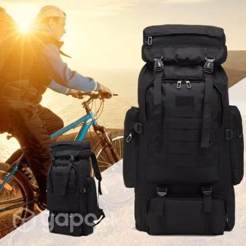 Mochila Táctica Camping Trekking Senderismo 80 L N