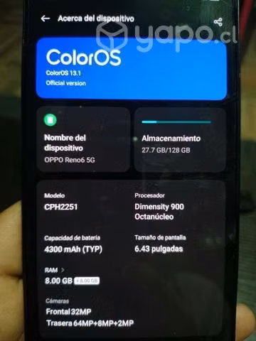 Oppo Reno 6 5g