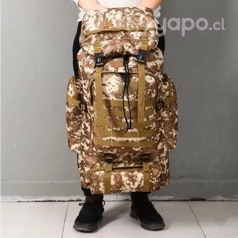 Mochila Táctica Camping Trekking Senderismo 80 L M