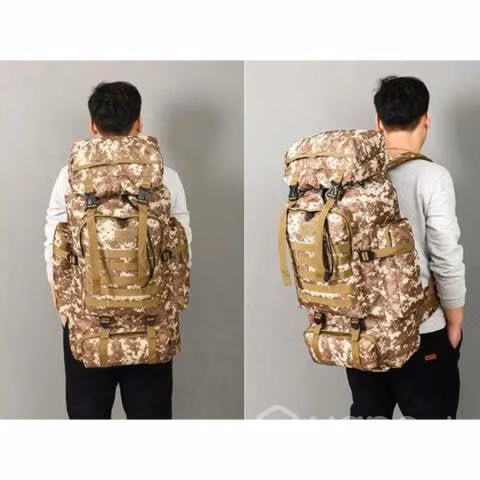 Mochila Táctica Camping Trekking Senderismo 80 L M