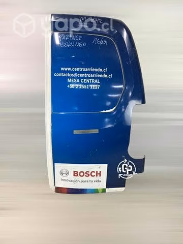 Puerta trasera Rh Peugeot Partner 2016-2019
