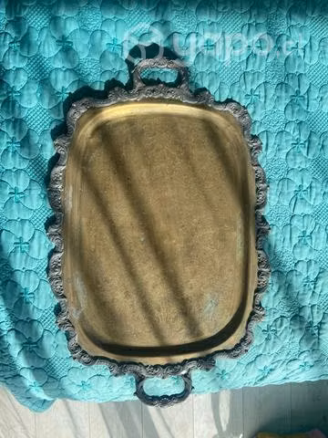 Bandeja de bronce y aluminio