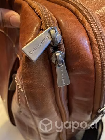 Mochila Florsheim italiana cuero - Imagen 5