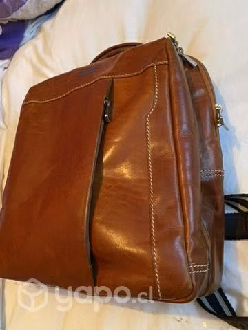 Mochila Florsheim italiana cuero - Imagen 4