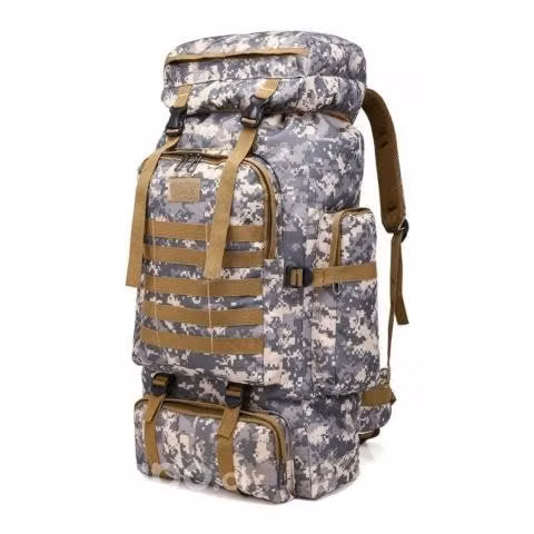 Mochila Táctica Camping Trekking Senderismo 80 L G