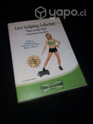 Película Entrenam. Core sculpting collection dvd
